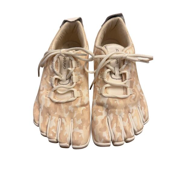 Peluva Women's Strand Lightweight Trainer Shoes 6.5 Desert Camo Ivory Minimalist - Picture 4 of 11